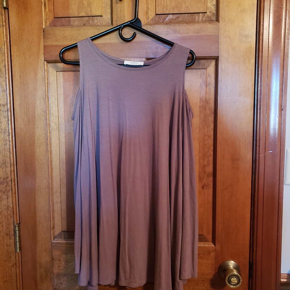 Cold shoulder dress